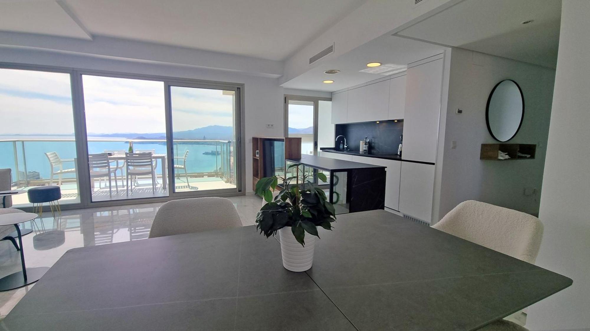Skyline 37 Terraza Con Vista Al Mar Lejlighed Benidorm Eksteriør billede
