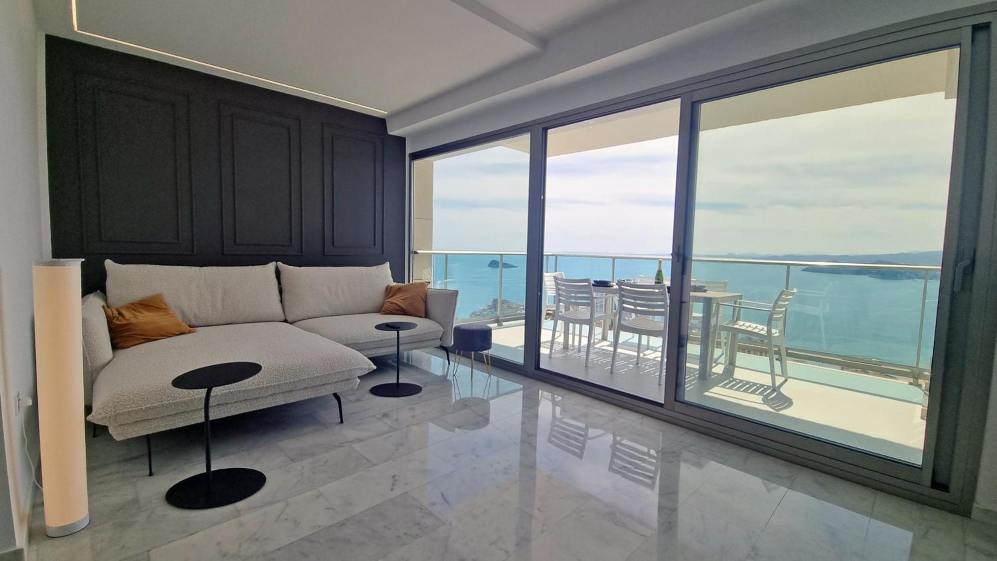 Skyline 37 Terraza Con Vista Al Mar Lejlighed Benidorm Eksteriør billede