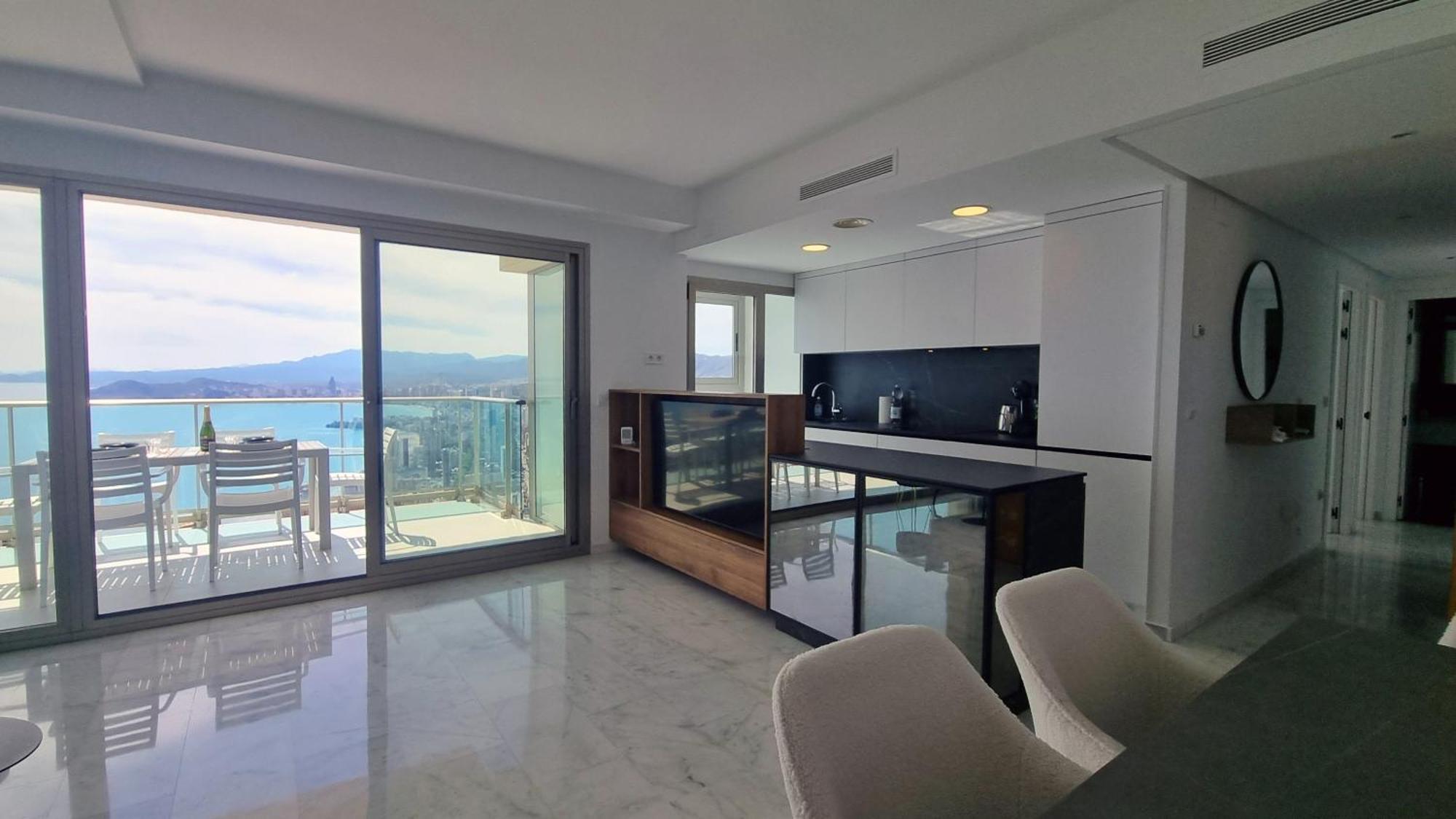 Skyline 37 Terraza Con Vista Al Mar Lejlighed Benidorm Eksteriør billede